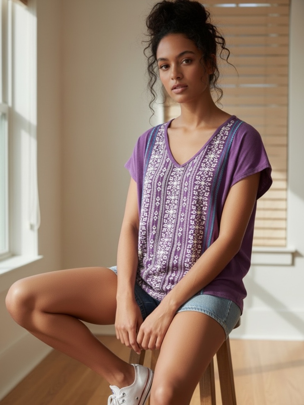 Sonoma Goods for Life purple top size large